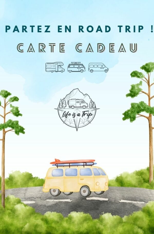 Carte cadeau roadtrip en van