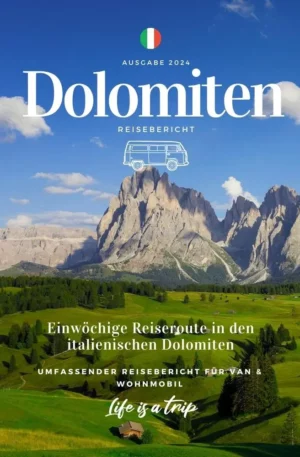 Reiseroute in der Dolomiten van une wohnmobil