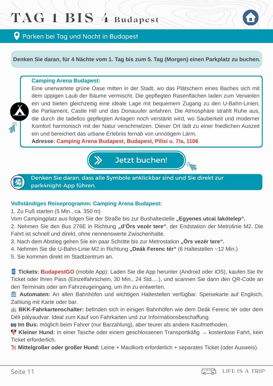 Roadtrip Budapest und Umgebung mit dem Van & Wohnmobil – Bild 2